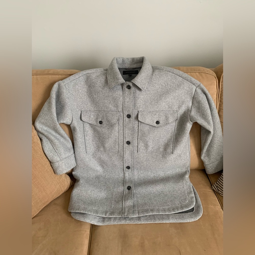 Banana Republic Wooly Shacket - Small